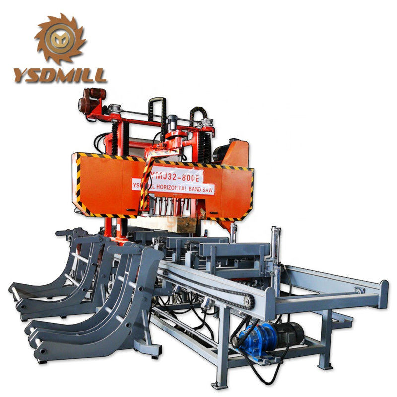 How do we maintain the horizontal bandsaw sawmill?